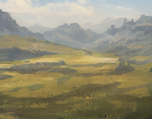 Background: Distant Mountains