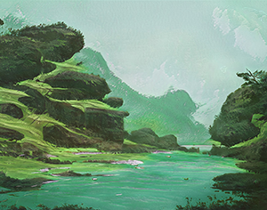 Background: Enchanted Lake