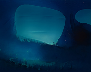 Background: Deep Blue Sea Cave
