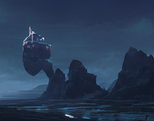 Background: Otherworldly Night