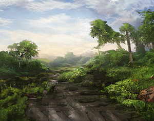 Background: Woodland Path