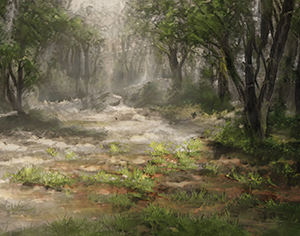 Background: Dappled Woods