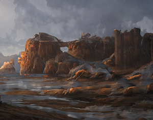 Background: Desert Rain