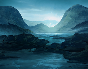 Background: Frozen Lake