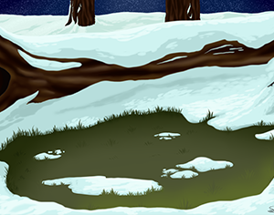 Background: Peaceful Snow