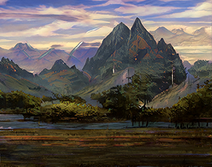 Background: Mountain Edge