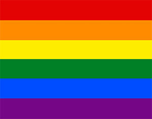 Background: Rainbow Pride Flag